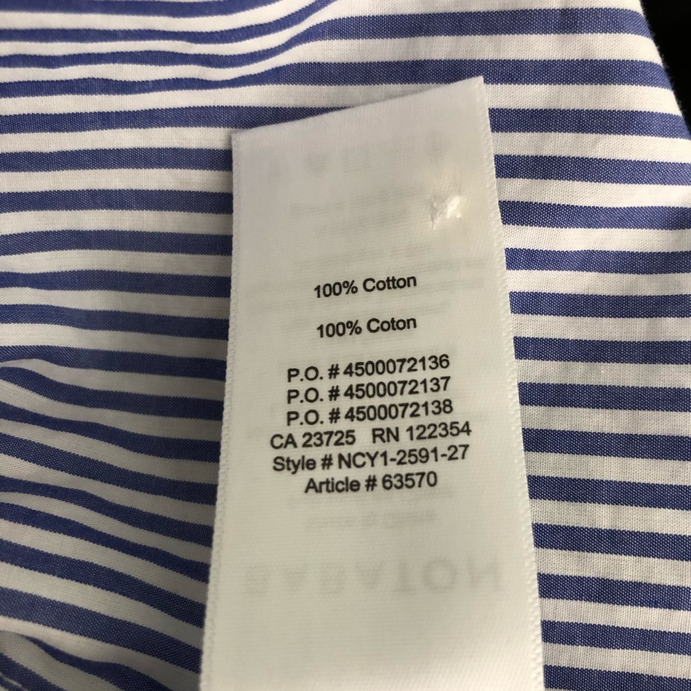 Aritzia Babaton Abram striped long sleeve blouse - Picture 14 of 14